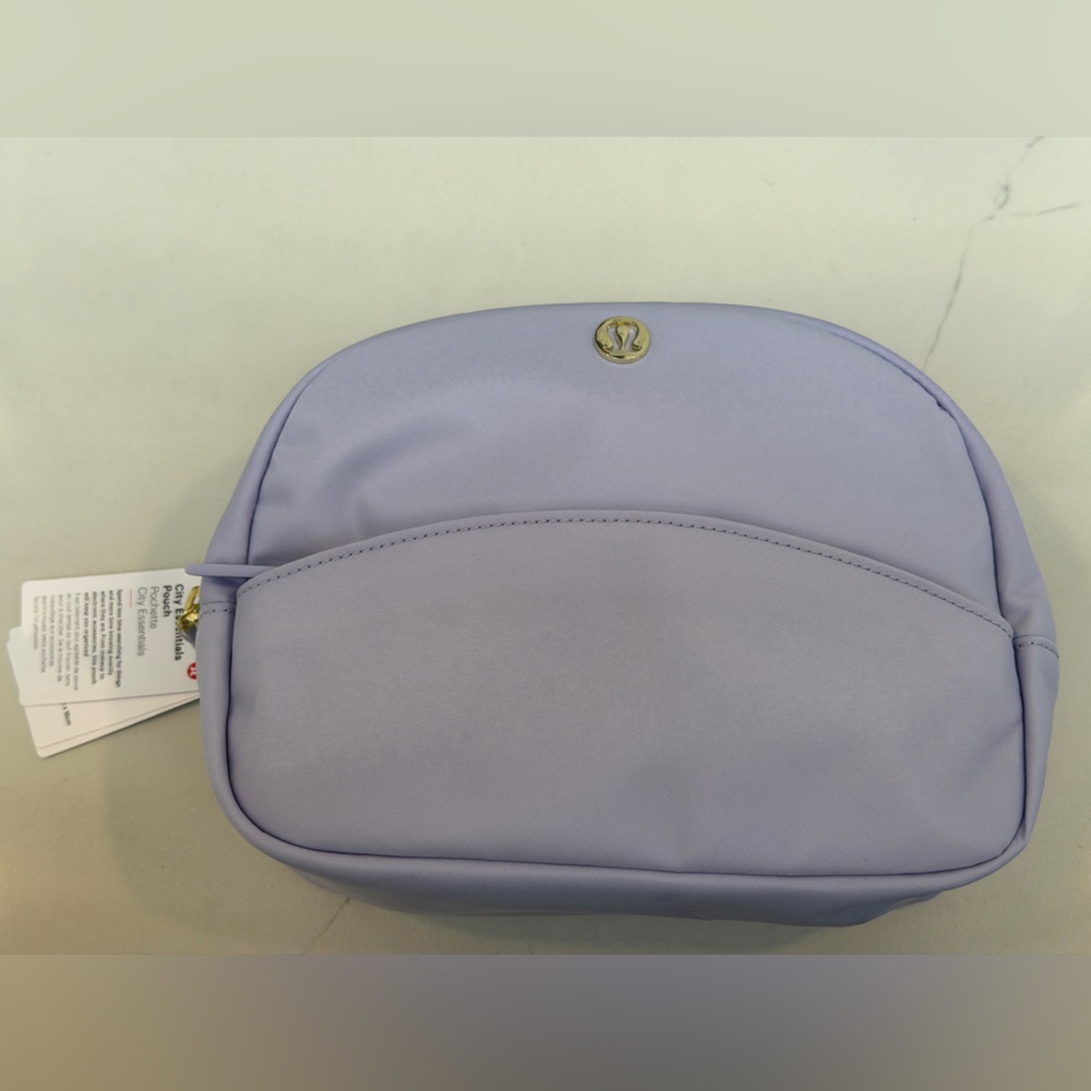 NWT Lululemon City Essential Pouch Duo in Lavender Frost with Gold Hardware - Picture 8 of 11